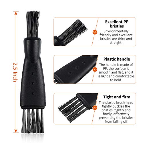 Patelai 8-Pack Electric Shaver Cleaning Brushes - Double-Sided Nylon