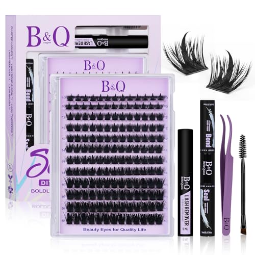 SalonSpike Lash Clusters Kit - Bold Wet-Look Eyelash Extensions