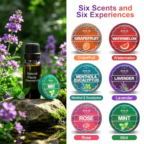 Aromatherapy Shower Steamers for Relaxation | 6 Pack Essential Oils