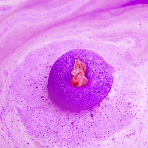 Large Unicorn Surprise Bath Bomb with Collectible Toy - Zimpli Kids