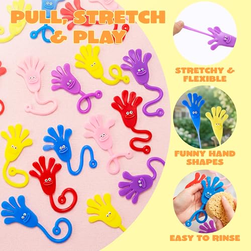 JOYIN 20 Pcs Sticky Hands Party Favors for Kids - 7.8 Inch