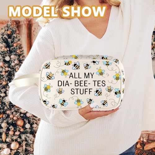 XYANFA Diabetic Medical Bag for Type 1 & 2 Diabetes Storage