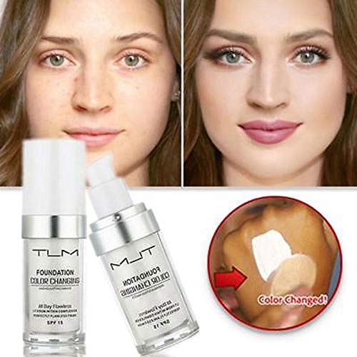 TLM Colour Changing Foundation - Lightweight, Flawless Coverage, Hydrating BB Cream | Adapts to Skin Tone, Hides Wrinkles