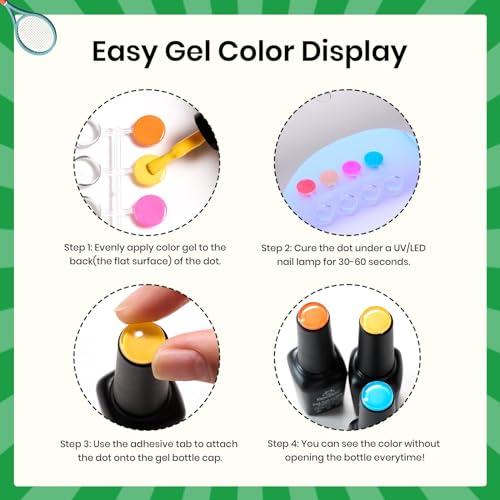 Beetles Blokecore Neon Gel Nail Polish Set, 23Pcs Spring & Summer Colors