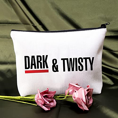 Grey's Anatomy Inspired Makeup Bag for Nurses & Doctors - Dark & Twisty Toiletry Pouch