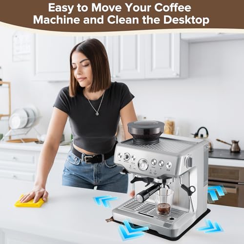 Sliding Mat for Breville Espresso Machine 870XL - Anti-Slip, Easy to Clean