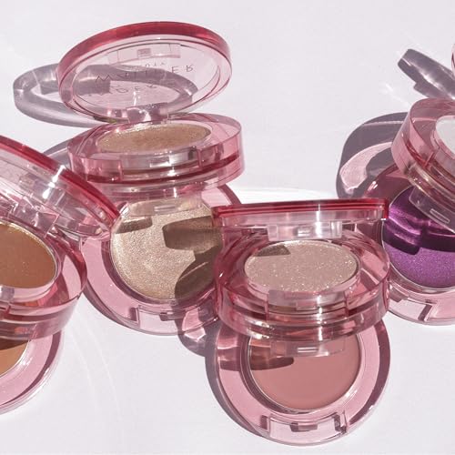 Wander Beauty Double Date Eye Shadow Duo - Wink/BAE (0.04oz x 2) Satin Shimmer, Purple & Plum