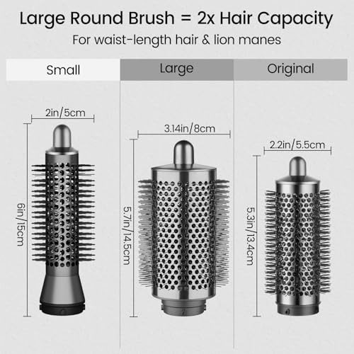 PUREGUST 3.2in Round Volumizing Brush Attachment for Dyson Airwrap HS01/05/08