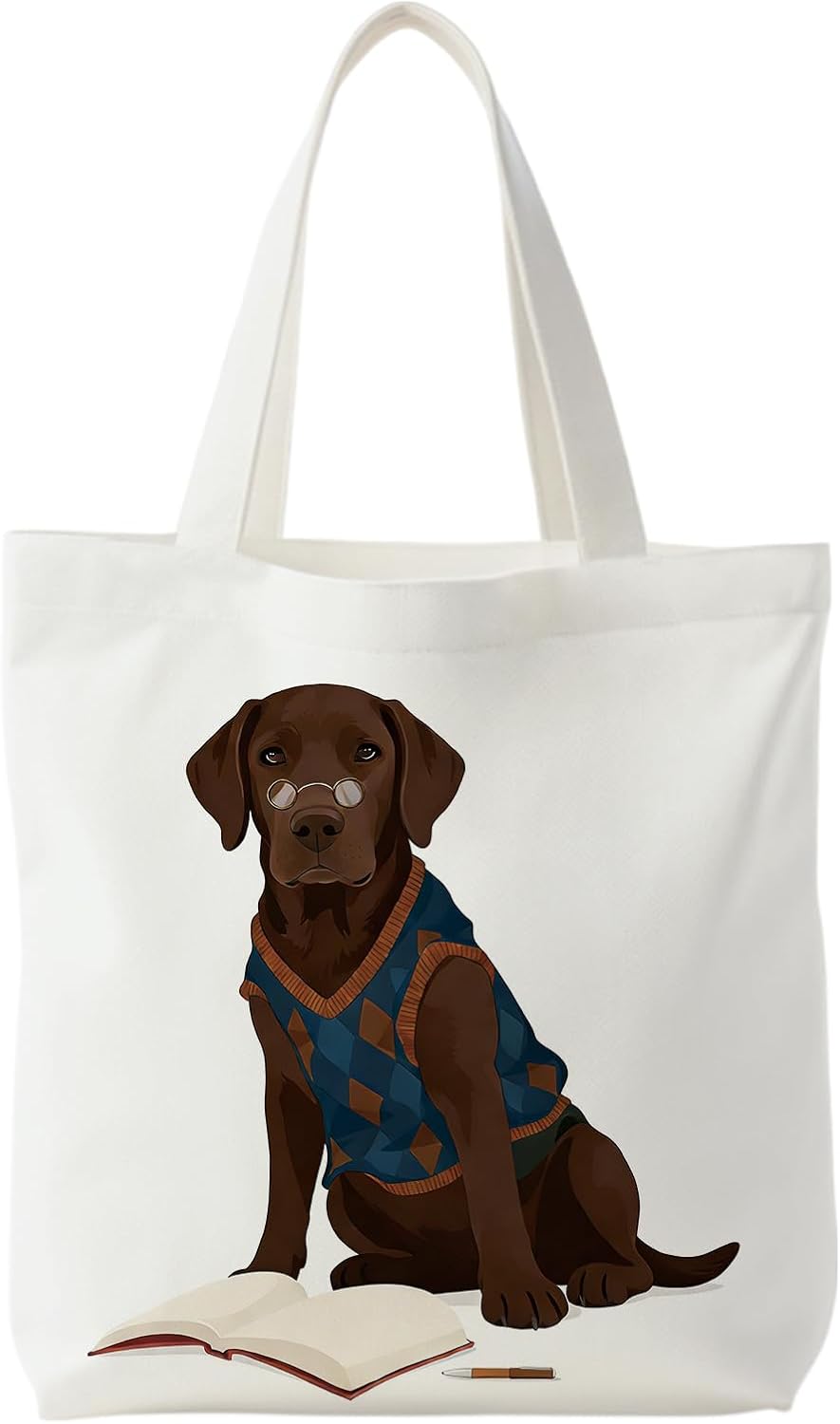 Funny Labrador Retriever Tote Bag - Reusable Shopping Bag for Dog Lovers | Perfect Gift for Labrador Owners