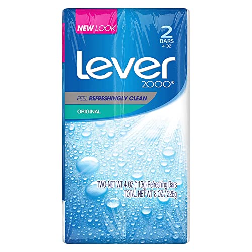 Lever 2000 Original Bar Soap 4 oz – Refreshing, Gentle Clean (3-Pack)