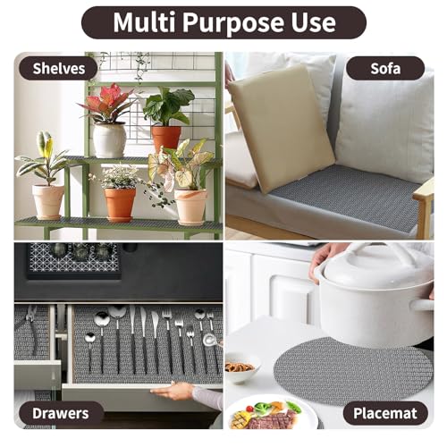 PureFit Non-Slip Rug Pad 4x6 Ft | Thick Anti-Skid Carpet Gripper