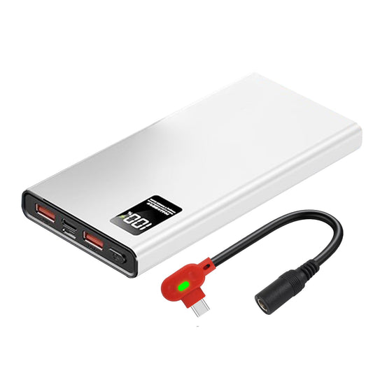 Smarkey 12V Heated Jacket Battery Replacement Pack QC3.0 & PD,with Type-C to DC 5.5mm Step-Up Adapter Cable, for Milwaukee, Makita, Craftsman, Snap-On, Metabo, AEG Gear (for 12V Heated Jackets Only)