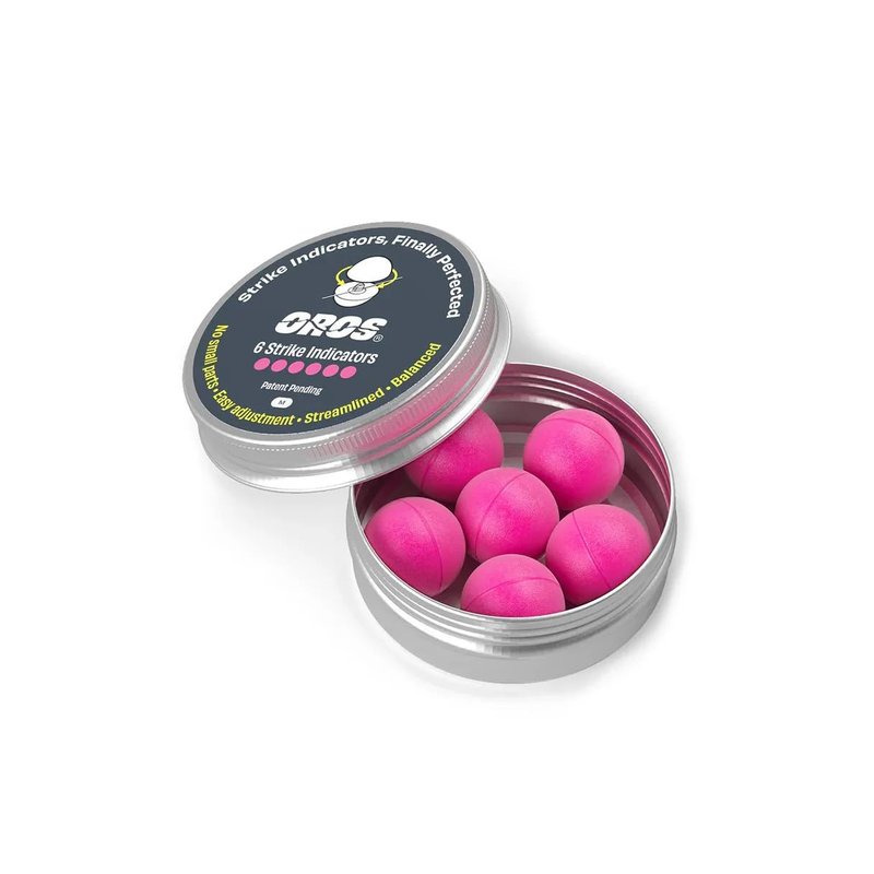 OROS Strike Indicator 6-Pack (Large, Pink)