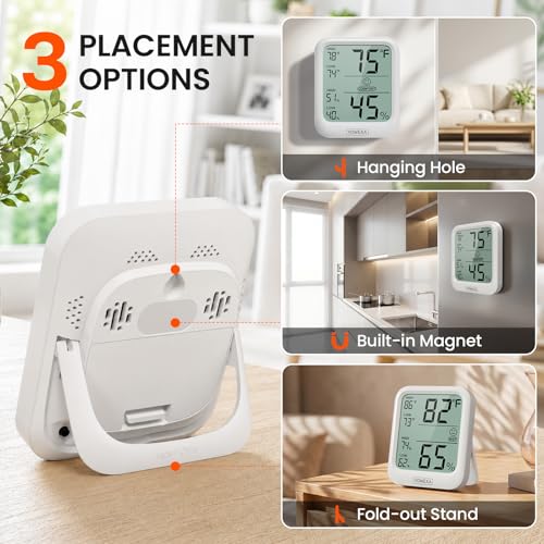 Digital Room Thermometer & Hygrometer with Comfort Indicator