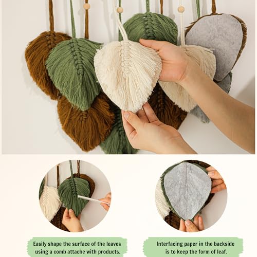 Large Macrame Wall Hanging - Boho Wall Decor (17x23 inches)