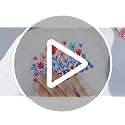 Peryiter 2 Pack Patriotic Hand Towels - 4th of July Floral Design