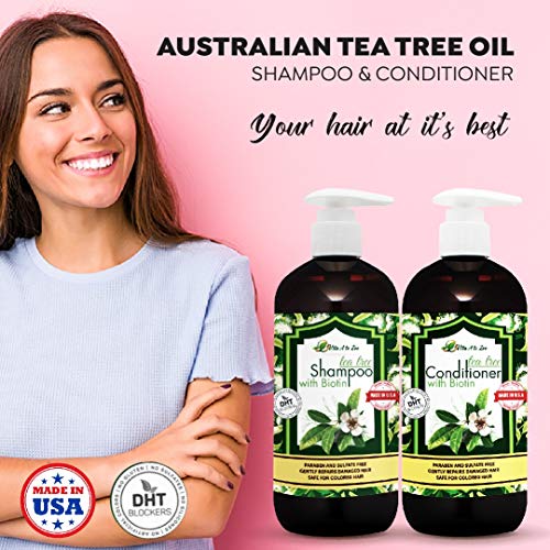 Vita A to Zee Tea Tree Oil & Biotin Shampoo and Conditioner Set