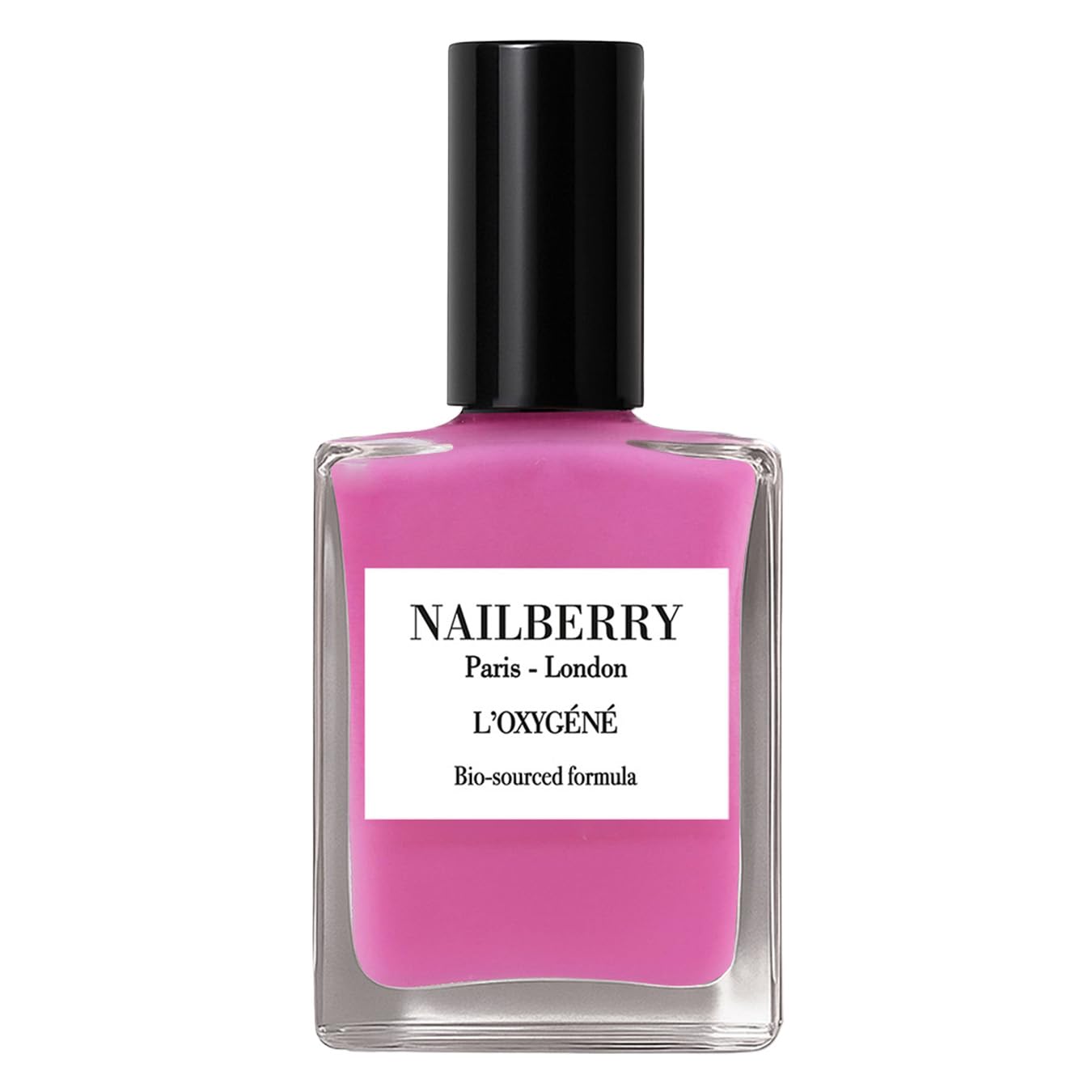 Oxygenated Nail Lacquer - Rose Blossom Pastel Pink | 12-Free Vegan Nail Polish | UV Protected Long-Wear | 15 ml