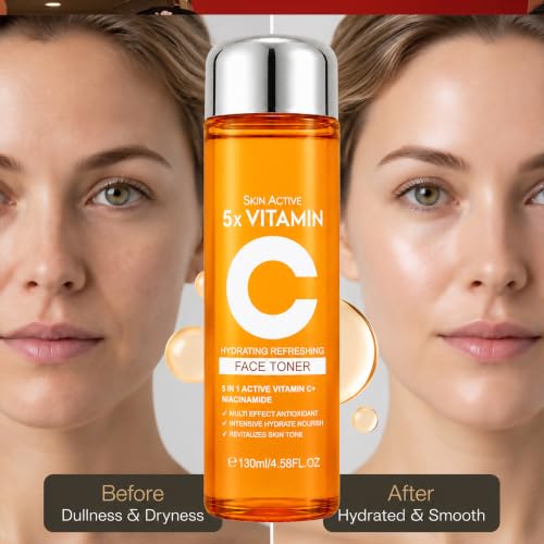 5X Vitamin C Facial Toner - Anti-Aging & Hydrating Skin Essence (2-Pack)