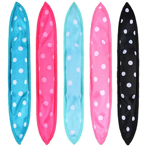 Bememo 40-Piece Multicolor Soft Foam Hair Rollers for Overnight Curls