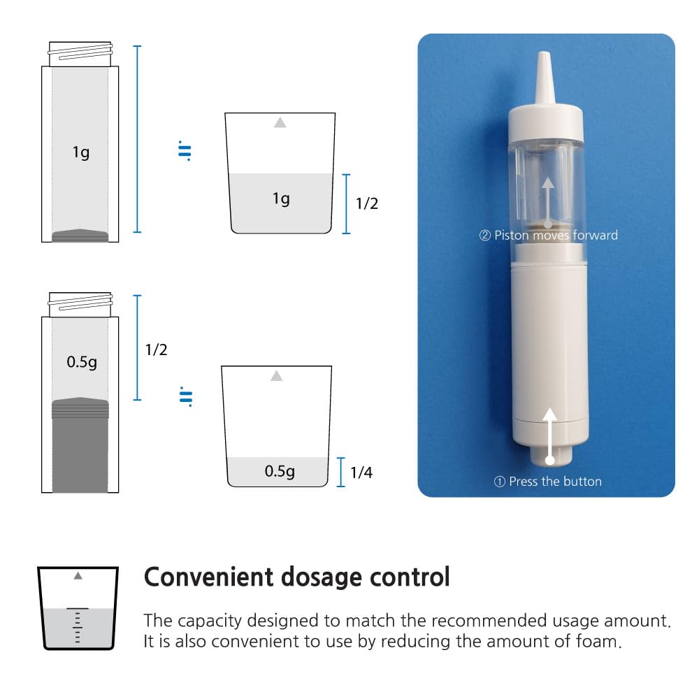INVENEED Minoxidil Foam Applicator - Targeted Scalp Dispenser for Hair Loss - Patented Tech (KR/US) - Mess-Free, Reusable Tool (Foam Not Included)