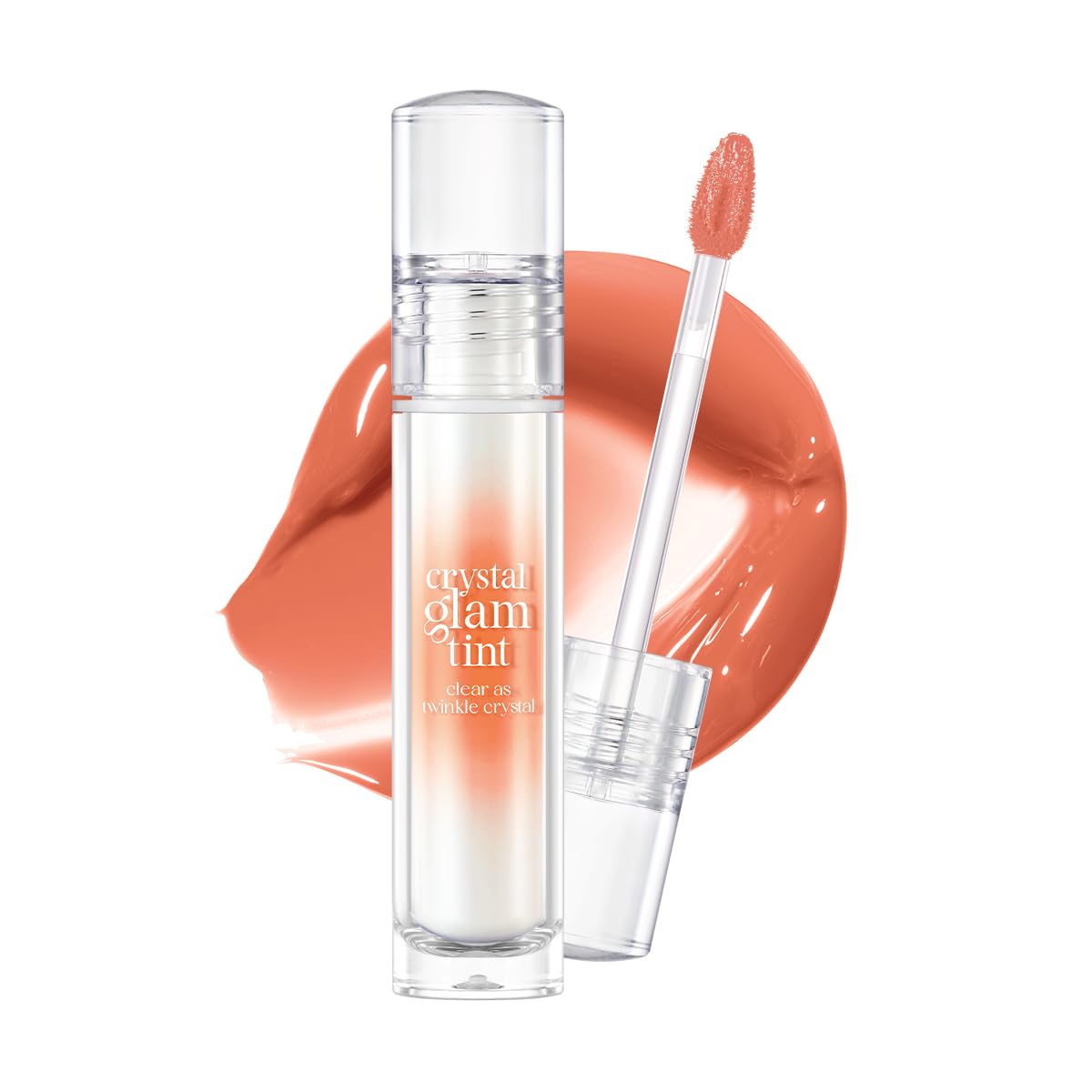 CLIO Crystal Glam Tint - Glossy Lip Tint with Long-Lasting Color | Lightweight Non-Sticky Stain in Daily Mauve