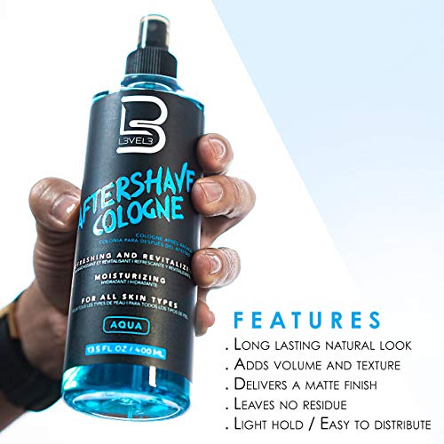 L3 Level 3 After Shave Spray Cologne - Moisturizing Men’s Fragrance, 400ml