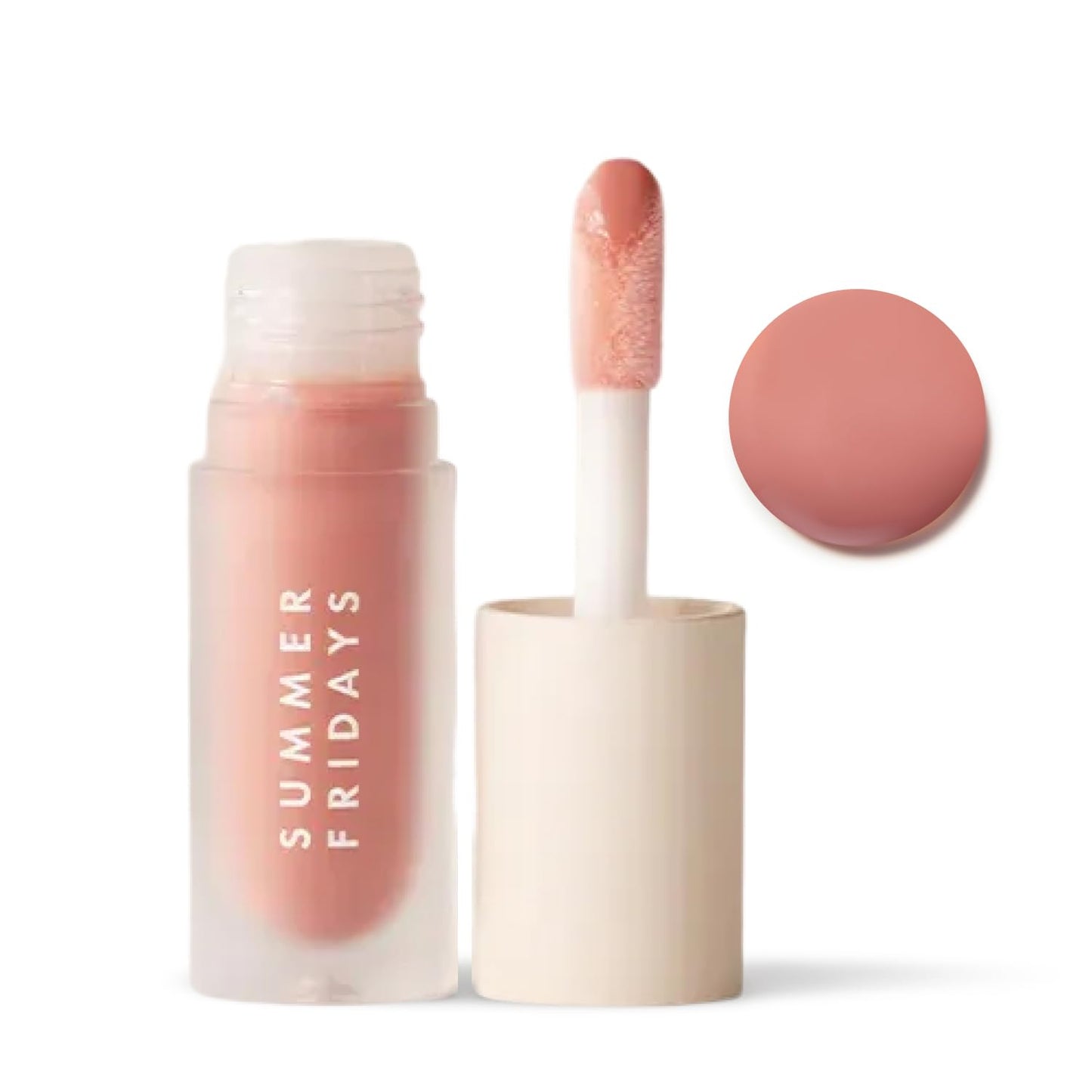 Dream Lip Oil - Hydrating Tinted Gloss with Skincare Benefits | Non-Sticky Formula for Long-Lasting Softness & Shine - Bare Sand (0.15 Oz)