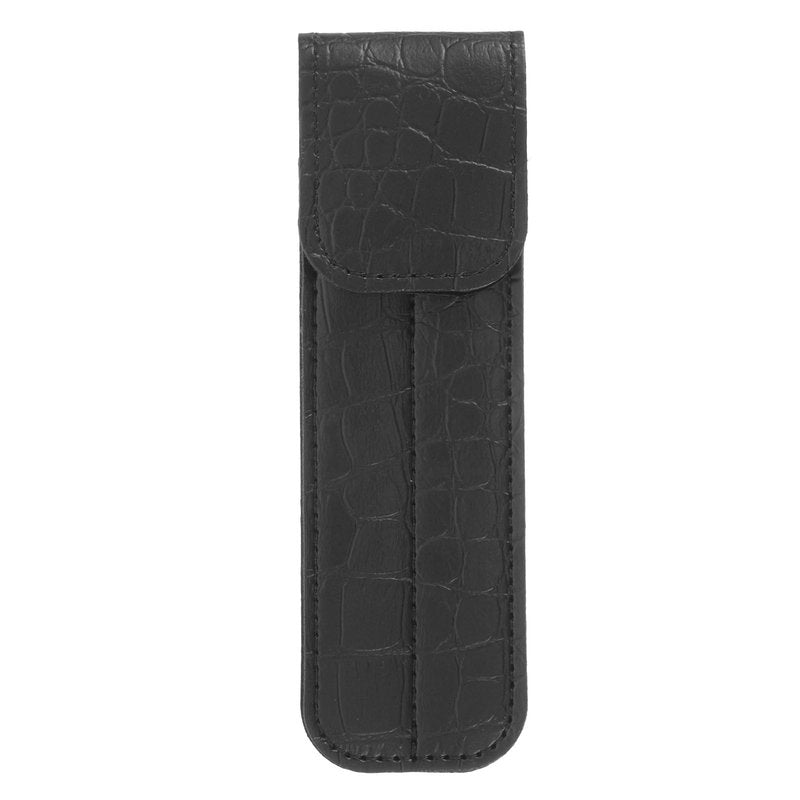 Frcolor Eyelash Tweezer Case Pu Pouch Travel Holder for Lash Extension Tools Compact Protective Storage Bag for Tweezers and Mini Beauty Tools 5.51X1.65X0.43In