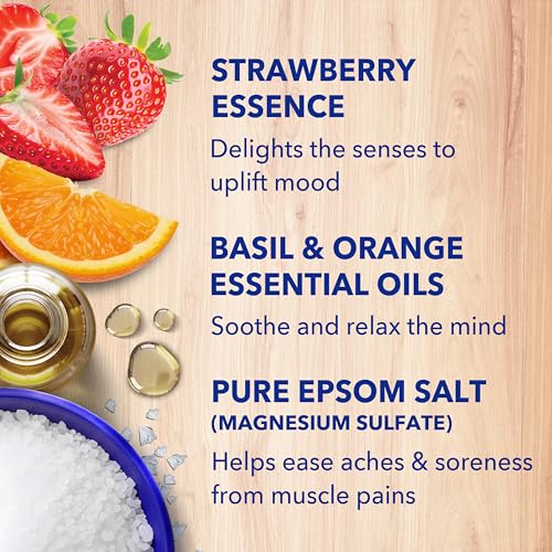 Dr Teal's Strawberry Serenade Epsom Salt Soak - 3 lbs