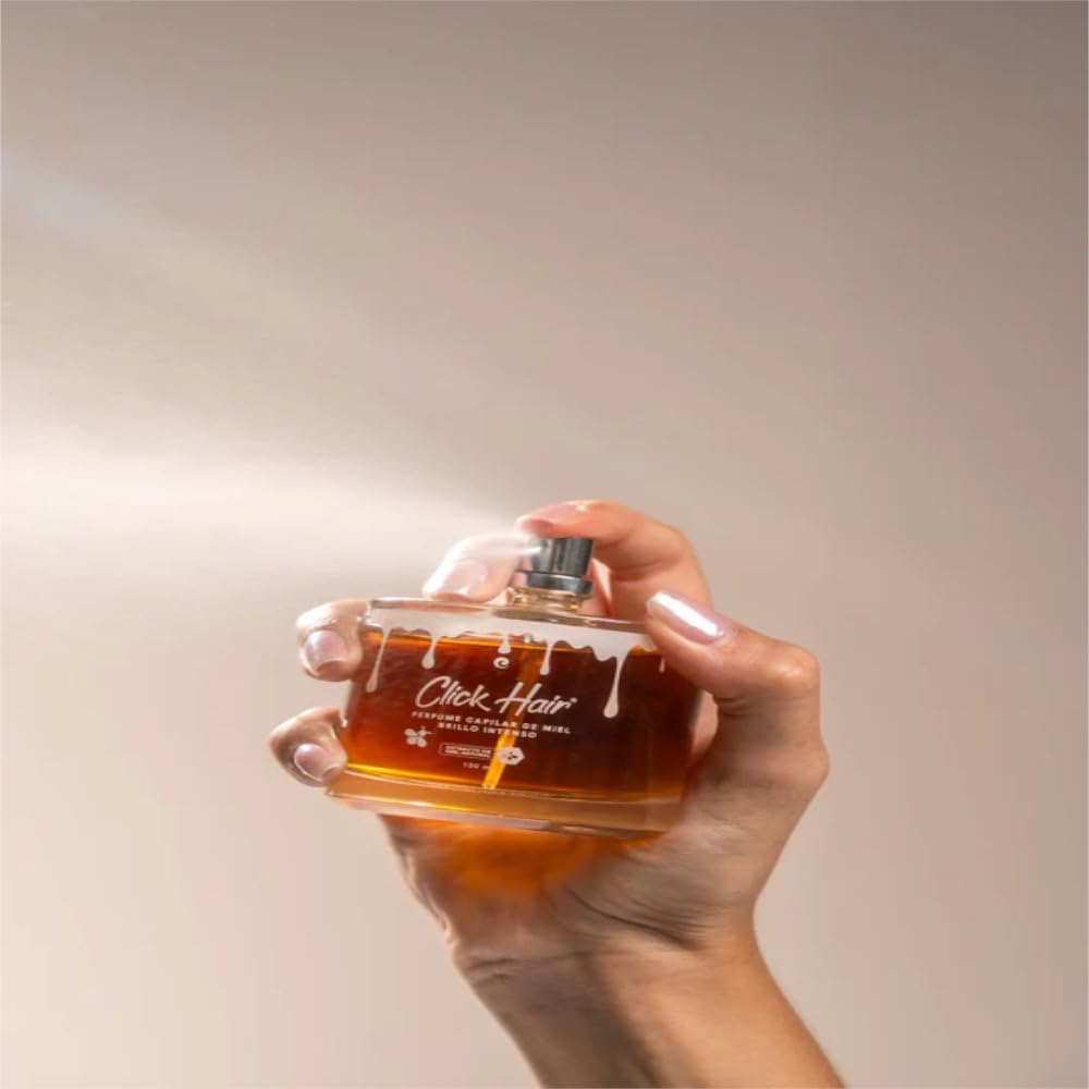 Click Hair Intense Shine Honey Hair Perfume | Perfume Capilar De Miel Brillo Intenso Colombia (3.3oz - 100ml)