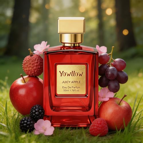 Yowllow Juicy Apple Eau de Parfum for Women 1.7 Fl Oz - Fruity Floral Scent, Long Lasting, Inspired by Juicy Apple 01