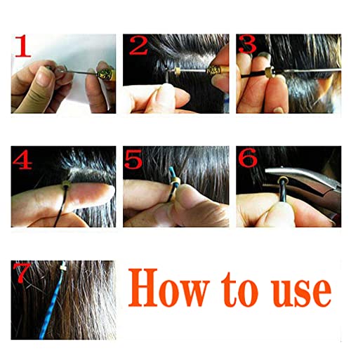 16 Inch Synthetic Feather Hair Extensions with 12 Colors & Tools