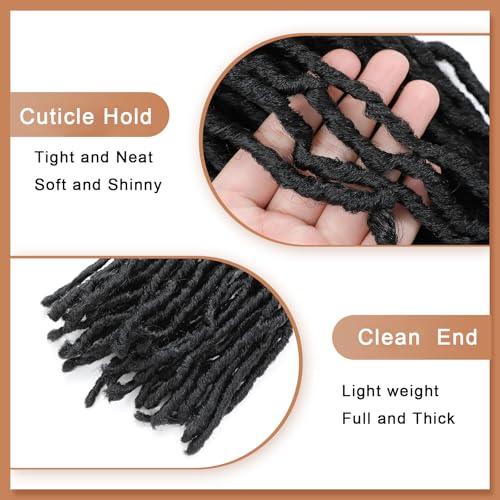 36 Inch Soft Locs Crochet Hair - 7 Packs Faux Locs for Black Women