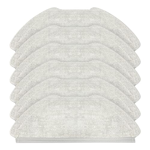 6 Eco-Friendly Mop Cloth Pads for AIRROBO T20 Robot Vacuum