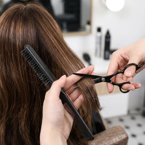 2-Pack Double Tooth Folding Combs for All Hair Types - Portable & Travel-Friendly