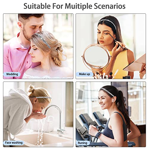 Rhinestone Headband for Women - Sparkling Bridal Hairband