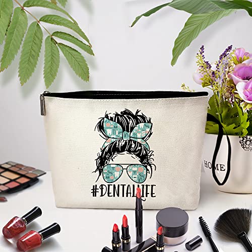 Funny Canvas Tote & Cosmetic Bag Set D - Durable Cotton for Nurses