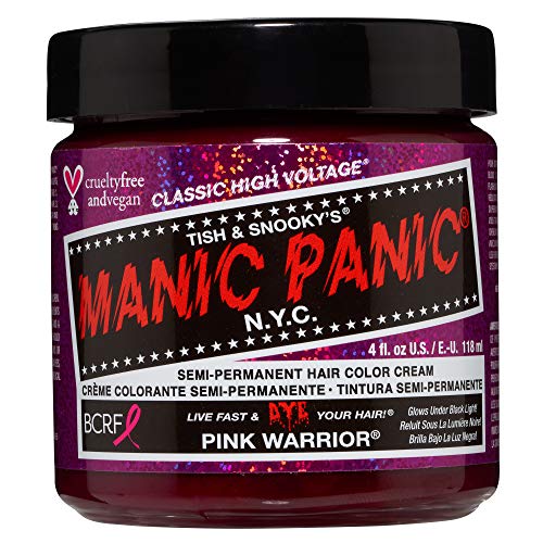 Manic Panic Pink Warrior Semi Permanent Hair Dye - 4 oz