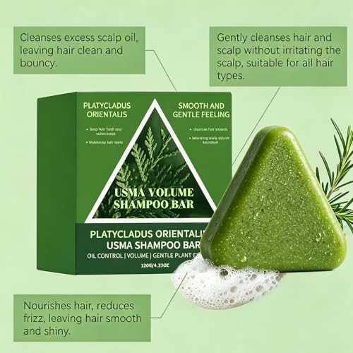 Htcpuo Rosemary Strengthening Shampoo Bar - Nourishing Repair for Damaged Hair, Moisturizing & Scalp Care - Variation 1