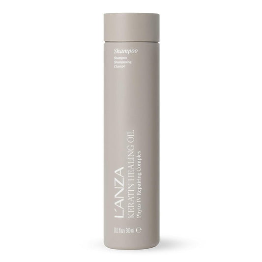 L'ANZA Keratin Healing Oil Shampoo - Hydrating Cleanse for Softness & Shine | Sulfate-Free, Color Safe, Anti-Frizz