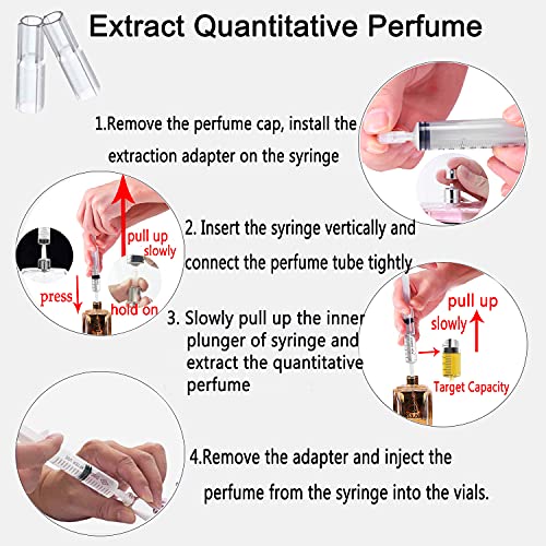 MUB 10ml Perfume Refill Syringe Pump Adapter Extraction Tool 5 Pack - Variation: Extraction