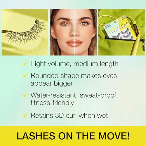 Ardell Gainz Lashes - Sweat-Proof Wispy False Eyelashes, 4 Pairs