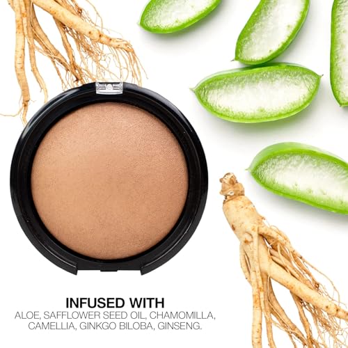 Palladio Baked Bronzer - Highly Pigmented Shimmery Glow