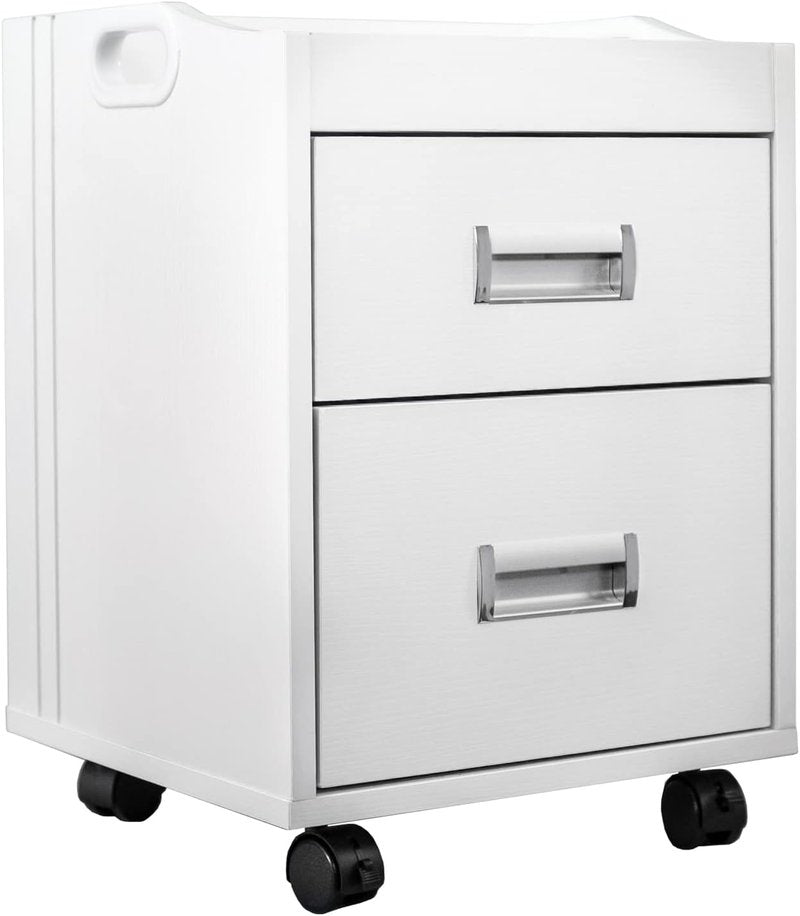 Pedicure Trolley Cart - Alera II in Elegant White | Mobile Salon Equipment