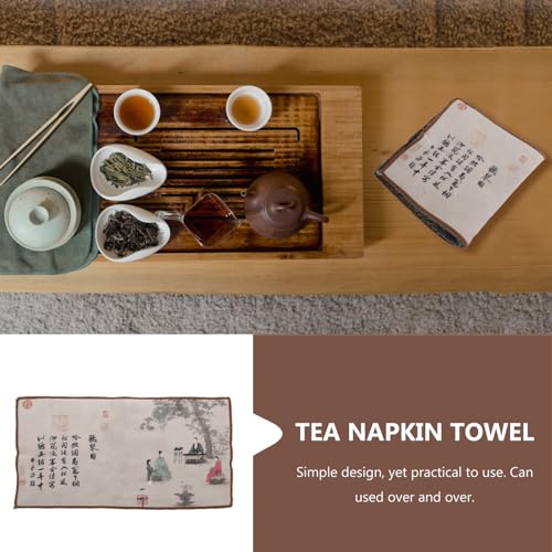Cabilock Absorbent Cotton Tea Towel - Quick Dry, Hand-Embroidered 11.41" x 5.90"
