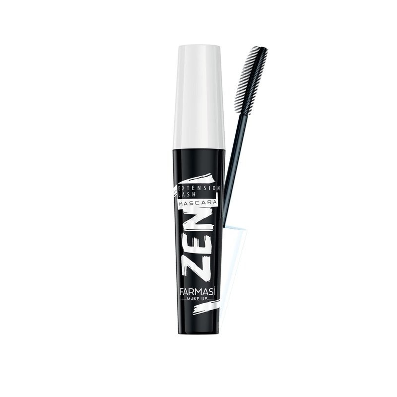 Zen Extension Lash Mascara - Lengthening & Volumizing, Clump-Free, Smudge-Free | Blackest Black, 0.27 fl oz