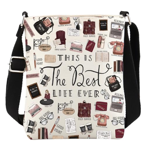 WCGXKO The Best Life1 XK Pioneer Jehovah's Witness Shopping Bag Gift - Reusable Canvas Tote