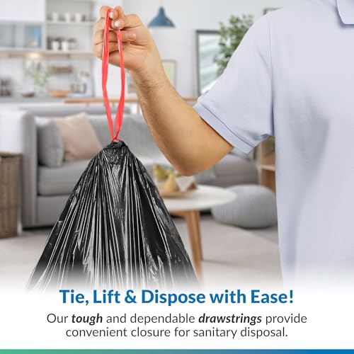 Reli 30 Gallon Heavy Duty Drawstring Trash Bags - 25 Count