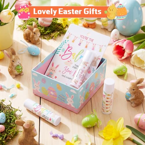 12-Pack Easter Lip Balm Set - Moisturizing Carrot Cake Flavor Gift Set